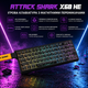 Игровая клавиатура ATTACK SHARK X68 HE Black Магнитные свечи - изображение 3