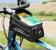 Велосипедна нарамна сумка для смартфона RZAHUAHU TM-02 водонепроникна чорна - изображение 1