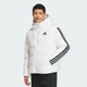 Мужской пуховик Essentials Climawarm 3-Stripes Puffer Hooded adidas JX7800 (L) белый (4068811629458) - изображение 1