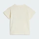 Детский комплект: шорты и футболка Essentials Organic Cotton adidas IS2513 (80) бежевый (4067887520126) - изображение 4
