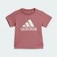 Детский комплект: шорты и футболка Essentials Organic Cotton adidas IZ4975 (62) розовый (4067896629582) - изображение 3