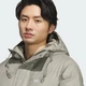Куртка 3-Stripes Long Down adidas KF3698 (XL) зеленый (4068816044775) - изображение 6
