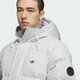 Куртка 3-Stripes Long Down adidas KC2566 (L) белый (4068816048704) - изображение 4