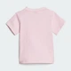Дитячий комплект: футболка та шорти Essentials Kids adidas JC9639 (62) рожевий (4067905782864) - зображення 4