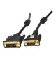 Кабель Atcom (16143) VGA-DVI-I(24+5) с 2-мя фер. кольцами 1.8м черный - изображение 1