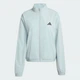 Женская куртка Train Essentials 3-Stripes Woven Warm-Up Jack adidas KC5489 (2XS) зеленый (4068822160056) - изображение 6