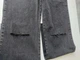 Жіночі джинси Stradivarius straight fit сірі з розрізами на колінах розмір 42 - зображення 5