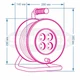 SV-018 -О Удлинитель SVITTEX на катушке (25 м) серия ПРОФИ с термозащитой, 2х2,5 мм² оранжевый - изображение 2