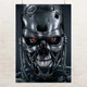 Постер Терминатор T-800, Terminator, фантастика, киборг, A3 42×30 см (id1384) - изображение 1