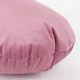 Подушка декоративна 35×40 ТЕП HEARTS у формі серця рожева Mesa Rose, велюр, м’яка, антиалергенна - зображення 4