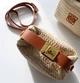 Сумка жіноча Loewe Anagram Raffia Mini бежева (089) - изображение 4
