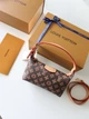 Сумка жіноча Louis Vuitton Pochette Hills коричнева (092) - изображение 1