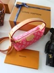 Сумка жіноча Louis Vuitton Pochette Hills рожева (091) - изображение 5
