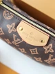 Сумка жіноча Louis Vuitton Pochette Hills коричнева (092) - изображение 3