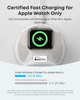 Зарядний пристрій Anker MagGo Wireless Charging Station 3-in-1 15W White - зображення 5