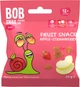 Натуральные снеки для детей Bob Snail Яблоко-клубника 20 г (4820219347866) - изображение 1