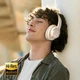 SoundPeats Space beige навушники бездротові Bluetooth бежеві з мікрофоном повноразмірні HiRes - зображення 3