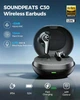 SoundPeats C30 black навушники бездротові Bluetooth TWS вкладиші Ai ANC LDAC HiRes - зображення 3