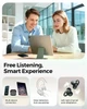 SoundPeats Clip1 titanium black навушники бездротові Bluetooth чорні напіввідкриті LDAC Dolby HiRes - зображення 5