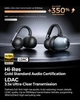 SoundPeats Clip1 titanium black навушники бездротові Bluetooth чорні напіввідкриті LDAC Dolby HiRes - зображення 3