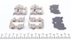 Комплект гальмівних колодок TEXTAR 2529201 KIA Sportage, Pro Ceed, Ceed, Cerato; Hyundai Tucson, I30, Sonata, IX35 583022LA40, 583024VA30, 58302C9A30 - изображение 2