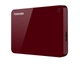 Накопичувач зовнішній HDD 2.5" USB 2.0 TB Toshiba Canvio Advance Red (HDTC920ER3AA) - зображення 3