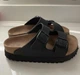 Женские шлепанцы BIRKENSTOCK PAPILLIO ARIZONA GROOVED VEGAN 1018520 narrow 39 черные - изображение 2