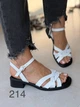 Босоножки FOOT STEP 214 ш Белый 38 24,5см - изображение 1