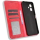 Чехол-книжка Deexe Retro Style для Infinix Smart 20 - Red - изображение 5