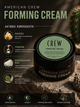 Крем для укладки волос American Crew Forming Cream 50 г профессиональное мужское средство средней фиксации с естественным блеском - изображение 2