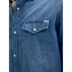 Сорочка з довгим рукавом JJESHERIDAN SHIRT L/S NOOS Jack & Jones 12138115-Medium Blue Denim L Синій (5713734696672) - изображение 5