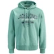 Худі JJELOGO SWEAT HOOD 2 COL 25/26 NOOS Jack & Jones 12279649-Mineral Blue XXL Бірюзовий (5715830455788) - изображение 7