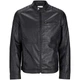 Куртка JJEDYLAN PU BIKER JACKET NOOS Jack & Jones 12261196-Black XXL Чорний (5715603181043) - зображення 7