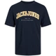 Футболка JJECALEB VARSITY TEE SS O-NECK NOOS Jack & Jones 12257579-Navy Blazer S Синій (5715602762342) - изображение 7