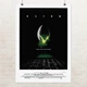 Постер Чужой, Alien (1979), культовый фильм, ксеноморф, A3 42×30 см (id5710) - изображение 1