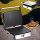 Гриль электрический прижимной Hoffmans НМ-3018 Электрогриль контактный 2200W с антипригарным покрытием - изображение 2