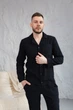 Чоловіча муслінова піжама BOBRAND у чорному кольорі - L - зображення 5