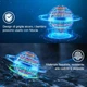 Летающий шар спиннер Без бренду, Игрушка-дрон с LED подсветкой, Вращение 360°, Синий - изображение 9