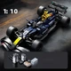 Машинка конструктор на пульті керування F1 Болід Формула 1 колір синій, масштаб 1:10 - изображение 3