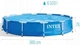 Высокий каркасный бассейн Intex 28210, круглый, диаметр 366 см, высота 76 см, материал: трехслойный ПВХ, оцинкованные стальные трубы, голубой - изображение 9