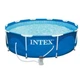 Каркасный круглый бассейн Intex 28202, 305х76 см, объем воды 4485 литров, из качественного ПВХ, для взрослых и детей, со сливным клапаном, фильтр-насос в комплекте, голубой - изображение 7
