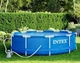 Каркасный круглый бассейн Intex 28202, 305х76 см, объем воды 4485 литров, из качественного ПВХ, для взрослых и детей, со сливным клапаном, фильтр-насос в комплекте, голубой - изображение 10