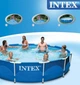 Высокий каркасный бассейн Intex 28210, круглый, диаметр 366 см, высота 76 см, материал: трехслойный ПВХ, оцинкованные стальные трубы, голубой - изображение 10