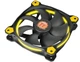 Вентилятор Thermaltake Riing 12 LED Yellow (CL-F038-PL12YL-A), 120х120х25 мм, 3pin, черный - изображение 3