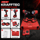 Набор 2-в-1 Krafftec Germany PRO Ударный шуруповерт + Гайковерт, 96V, 8Ah - изображение 3