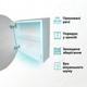 Зеркальный шкафчик Andre 60х60х18 см для ванной зеркало круглое настенное со шкафом для косметики лдсп белый - изображение 7