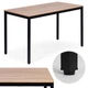 Обідній стіл ModernHome by Multistore NORD-O-BC 120 x 60 см (5905817008766) - зображення 4