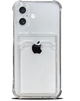 Противоударный прозрачный чехол с карманом для карт Apple iPhone 17 - изображение 4
