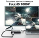 Адаптер / розгалужувач з DisplayPort на HDMI/VGA/DVI порти Addap DPA-01Mix | Перехідник 3в1 для передачі відеосигналу, FullHD 1080P - зображення 5