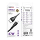 Data - кабель Borofone BX121 Type-C to Lightning PD27W, Black - изображение 2